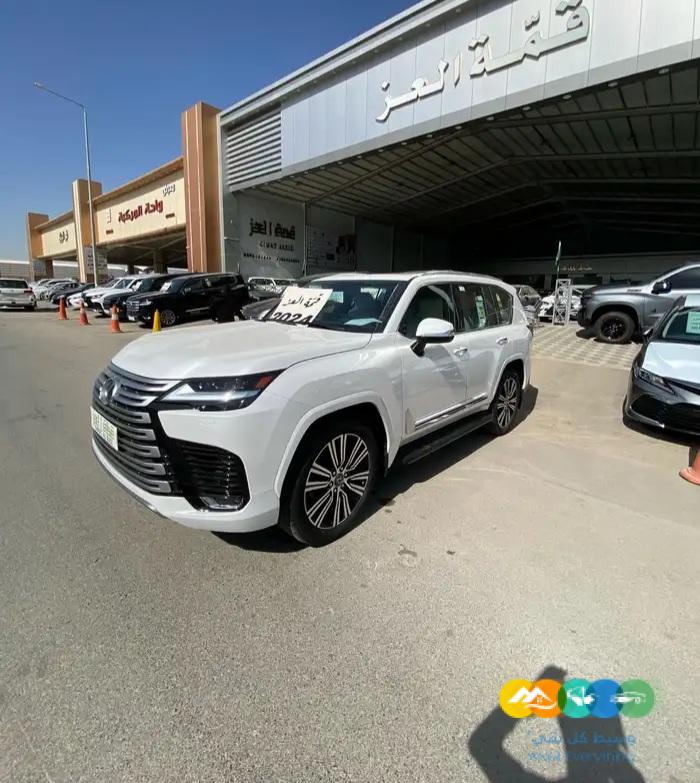 لكزس BB – LX600 – ابيض – خليجي – 2024