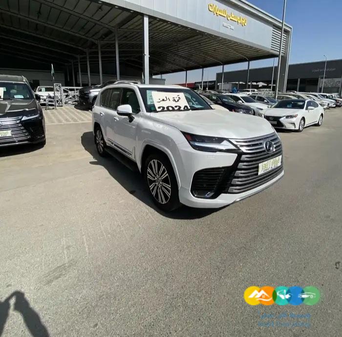 لكزس BB – LX600 – ابيض – خليجي – 2024