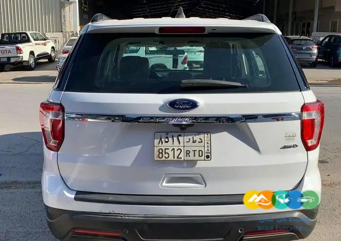 اكسبلور 2018 دبل ممشى127 الف