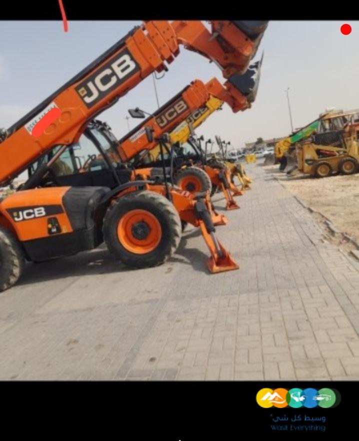 لتأجير المعدات الثقيله رافعات شوكيه وتلسكوبيه وكرينات