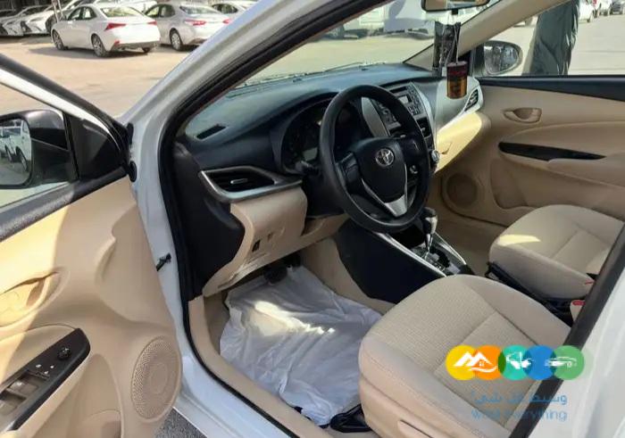 تويوتا يارس 2019 ممشى 99 الف نظيف
