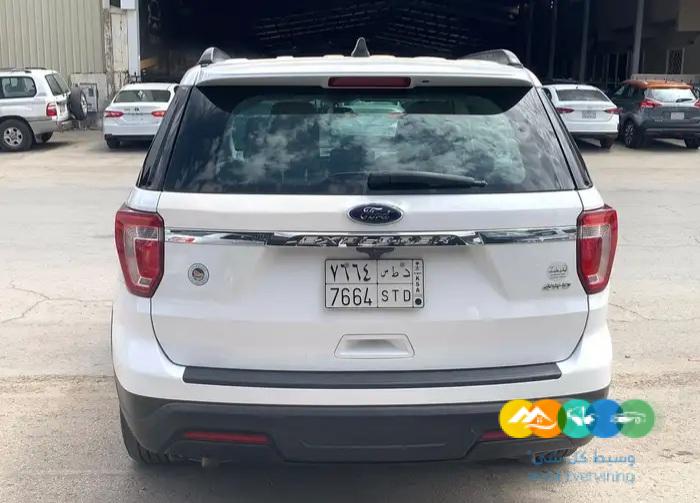 اكسبلور 2019 دبل نظيف ممشى100 الف