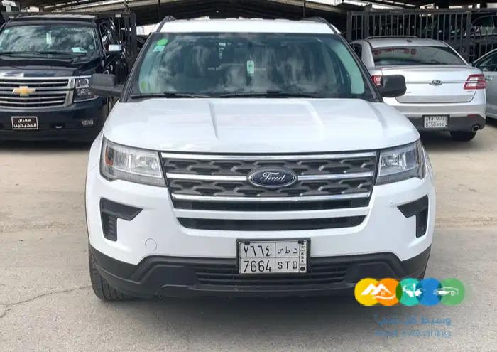 اكسبلور 2019 دبل نظيف ممشى100 الف