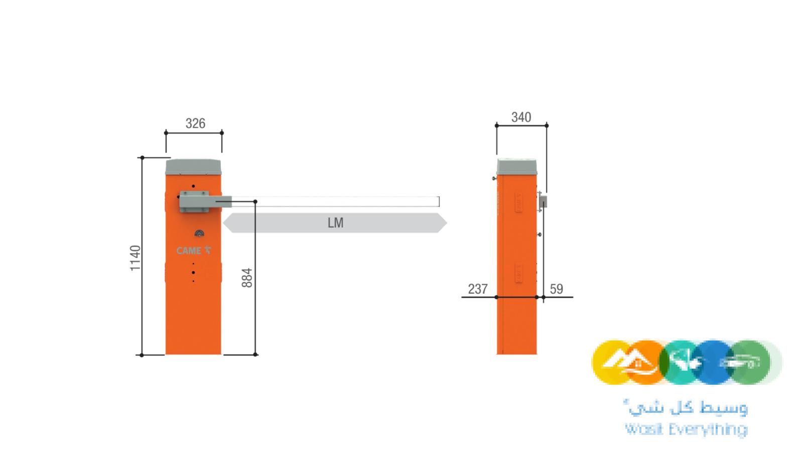بوابات مواقف السيارات ..