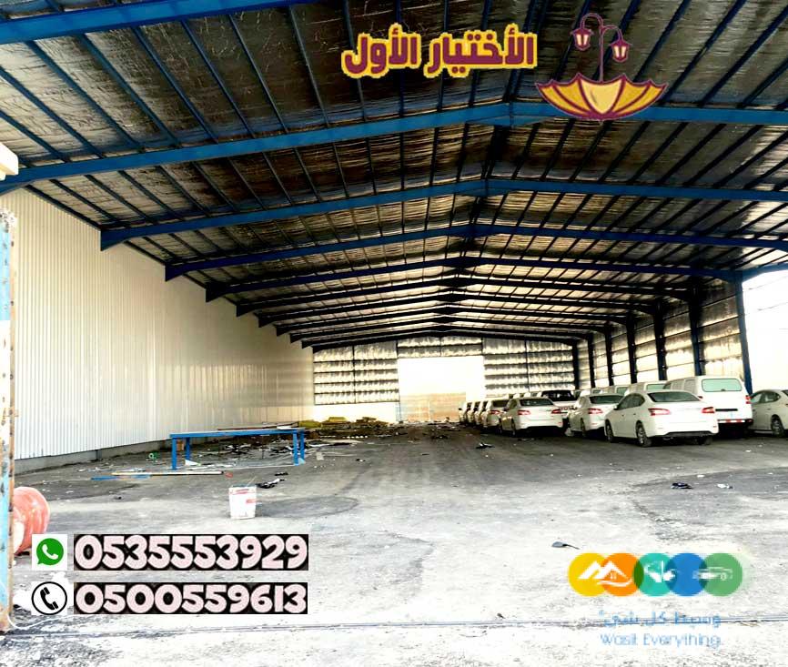 شركة هناجر الرياض 0500559613 متخصصة في بناء المستودعات