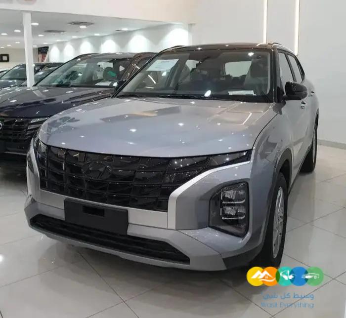 هيونداي كريتا كمفورت 2024 فضي وابيض