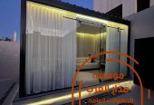 بناء ملحق خارجي بواجهة زجاجية 0551033861