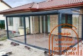 بناء ملحق خارجي بواجهة زجاجية 0551033861
