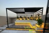 جلسات مظلات حديد مودرن الرياض 0563866945