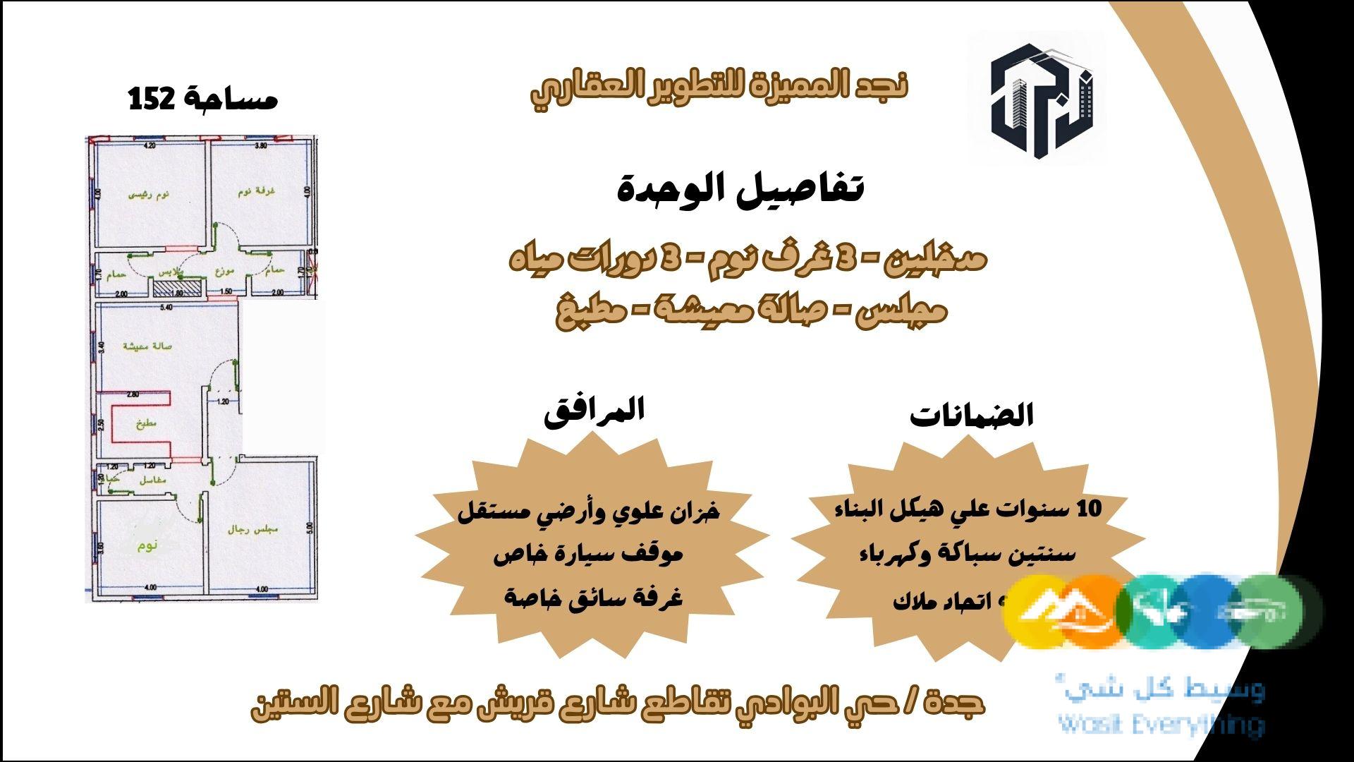 شقة تحت الانشاء جدة حي البوادي