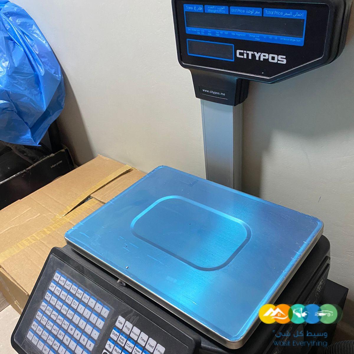 ميزان الكترونى مع طباعة باركود