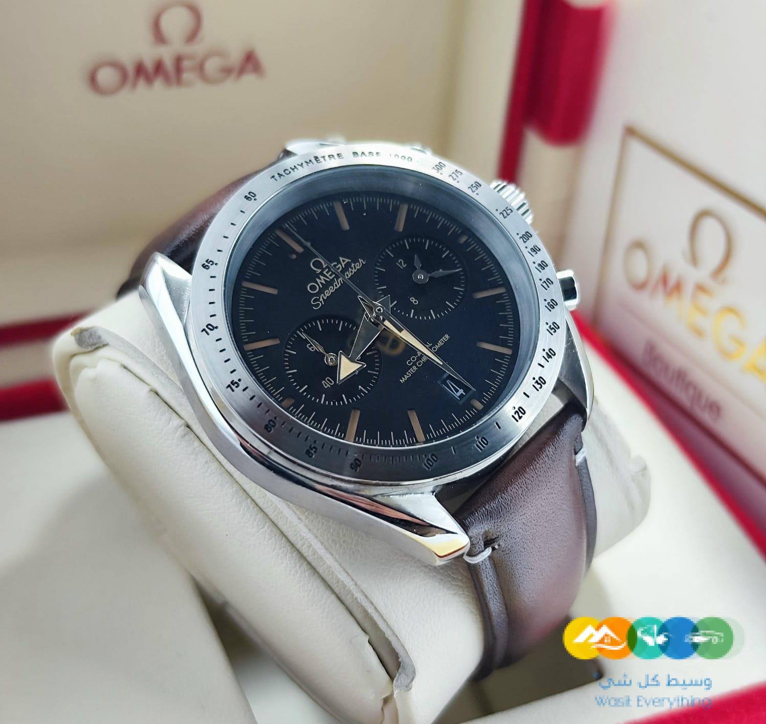 الدفع عند استلام ساعات رجالية ماركة اوميقا درجة 1 OMEGA