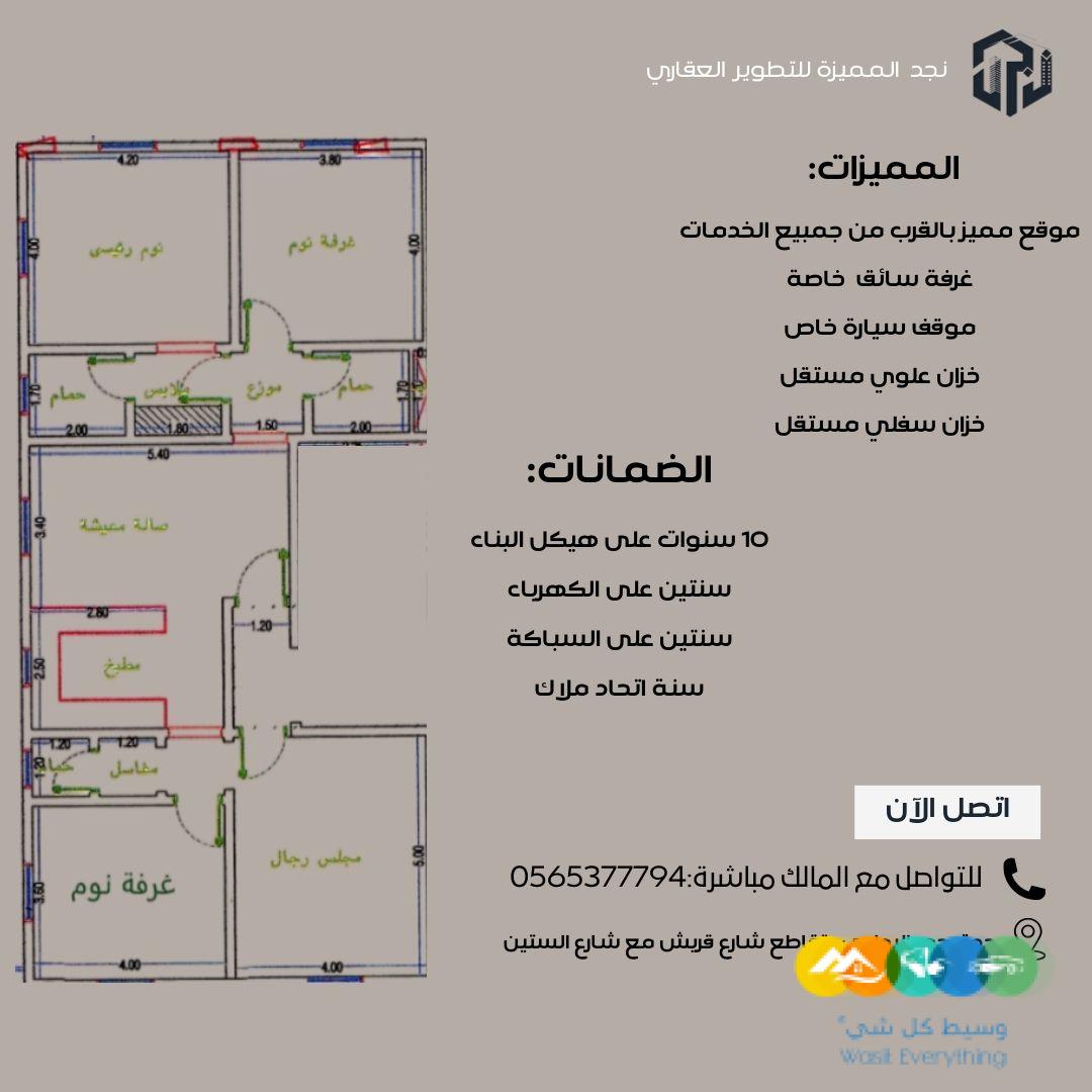استفد بالفرصة الأن الشقة الأخيرة بمشروع البوادي