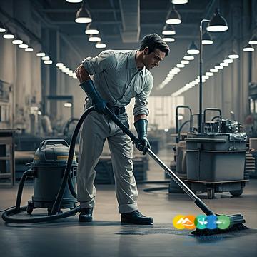 pngtree-a-male-cleaners-working-in-office-with-transparent-background-image_16015771