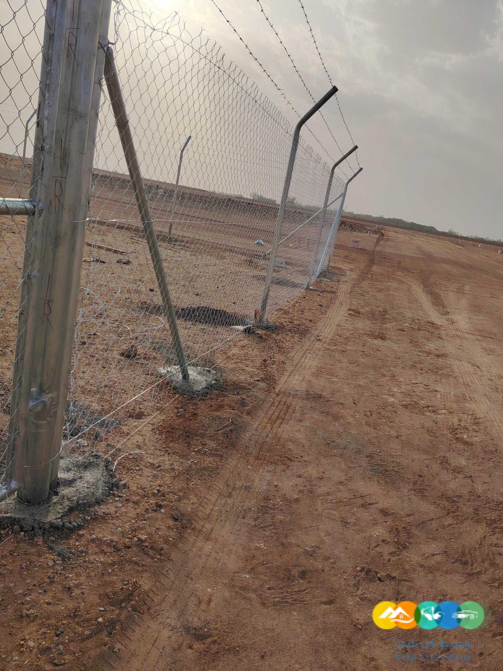 تسوير شبوك وسياج المزارع