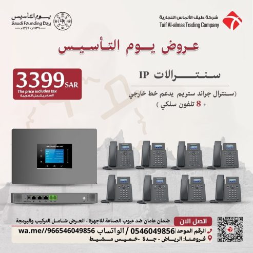 الحل الأمثل لإدارة اتصالاتك باحترافية سنترالات IP