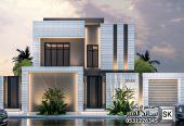 تصميم و تنفيذ واجهة فيلا فخمة في السعودية