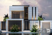 تصميم و تنفيذ واجهة فيلا فخمة في السعودية
