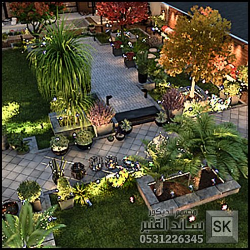تشطيب لاندسكيب شاليهات في الرياض