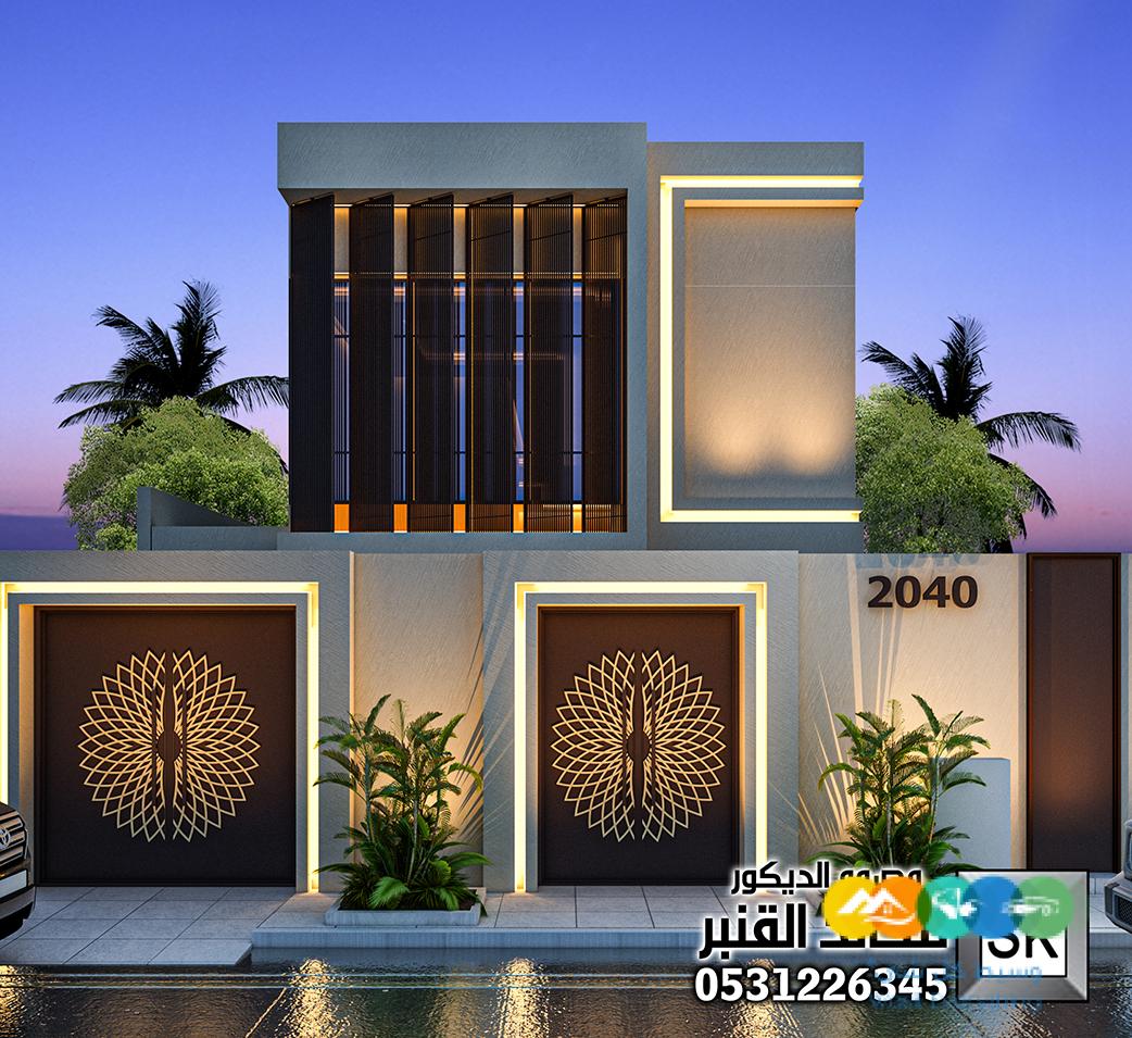 تصميم و تنفيذ أجمل الواجهات الخارجية الفخمة في جده