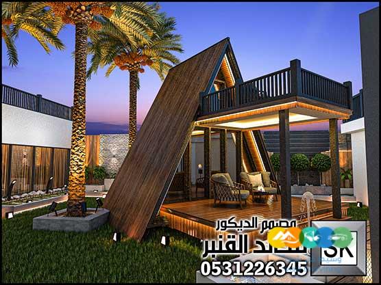 تشطيب لاندسكيب شاليهات في الرياض