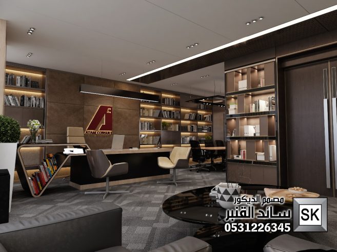 تصميم و تشطيب مكاتب محامات فخمة في الرياض