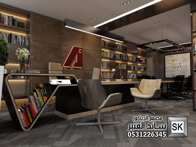 تصميم و تشطيب مكاتب محامات فخمة في الرياض