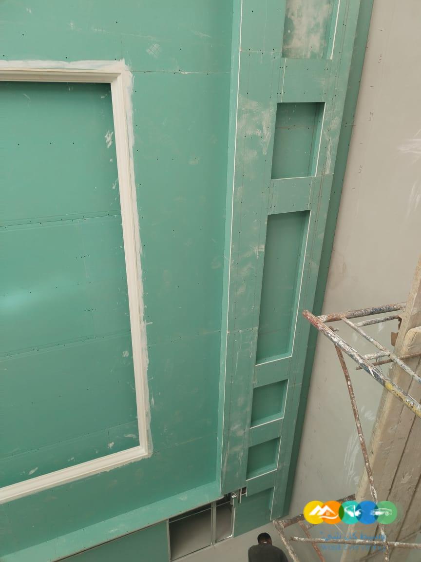 تشطيب جبس بورد مدى و حديد 6 ملم بإقل الأسعار في الرياض