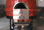 صورة لفرن مناقيش أثناء الطهي