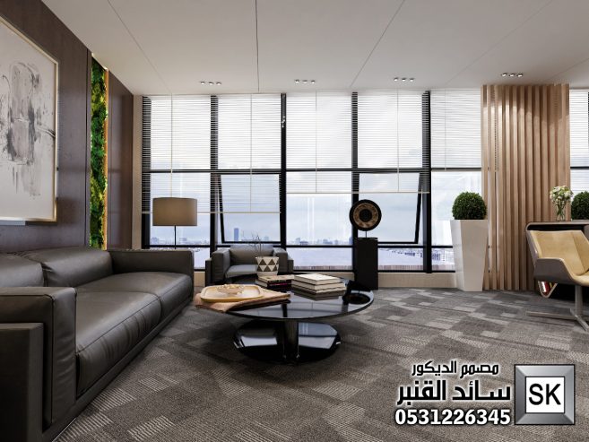 تصميم و تشطيب مكاتب محامات فخمة في الرياض
