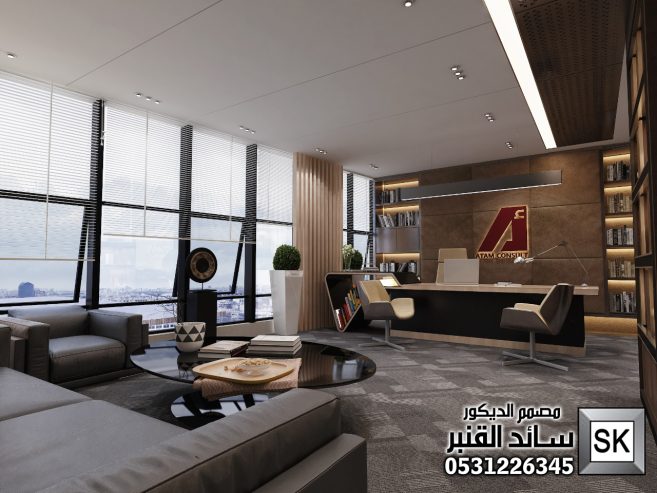 تصميم و تشطيب مكاتب محامات فخمة في الرياض