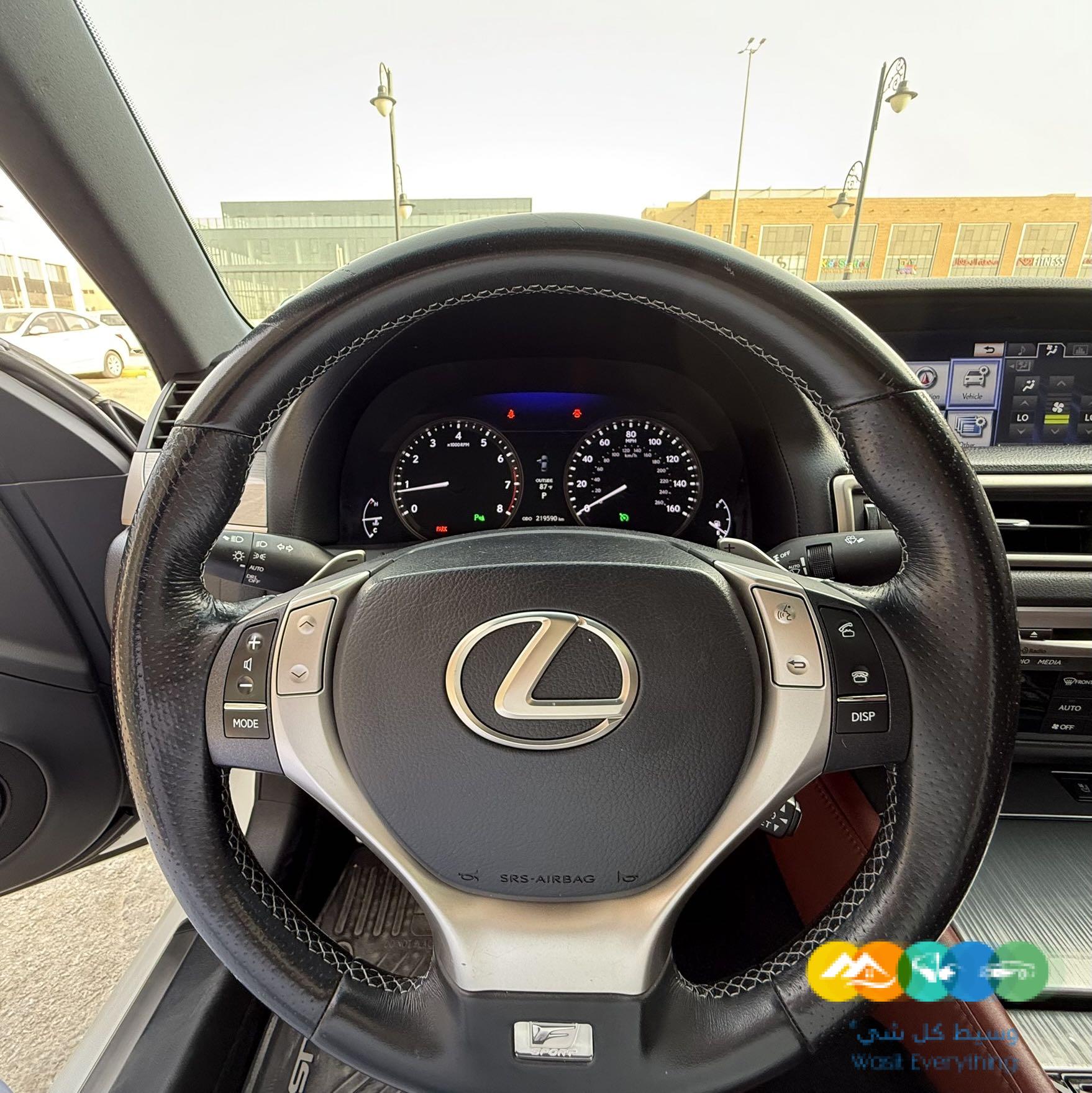 لكزس جي اس اف سبورت 2014 ممشى قليل