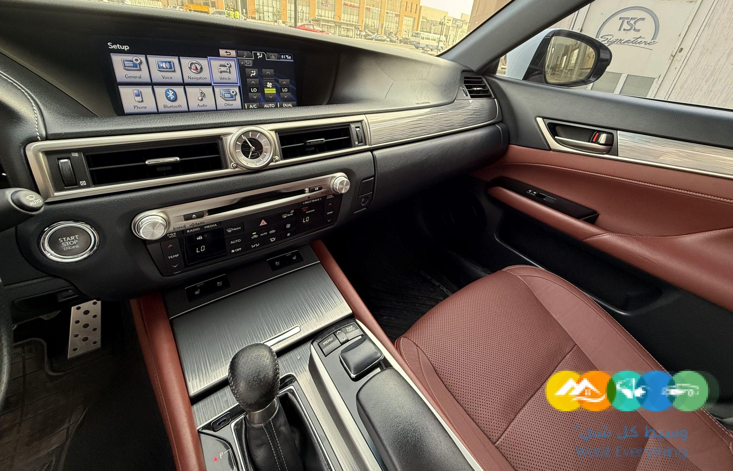 لكزس جي اس اف سبورت 2014 ممشى قليل