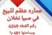 صبيا نخلان عماره عظم للبيع صبياء نخلان