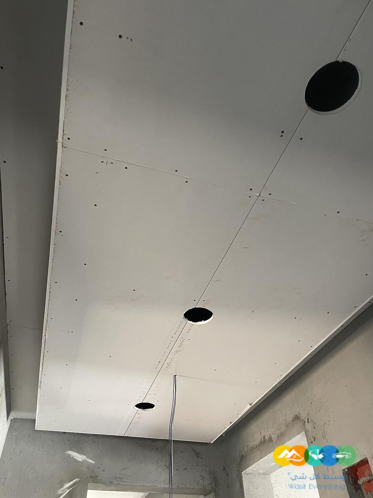 تشطيب و ترميم جبس بورد المدى الاخضر ب 50 ريال في الرياض