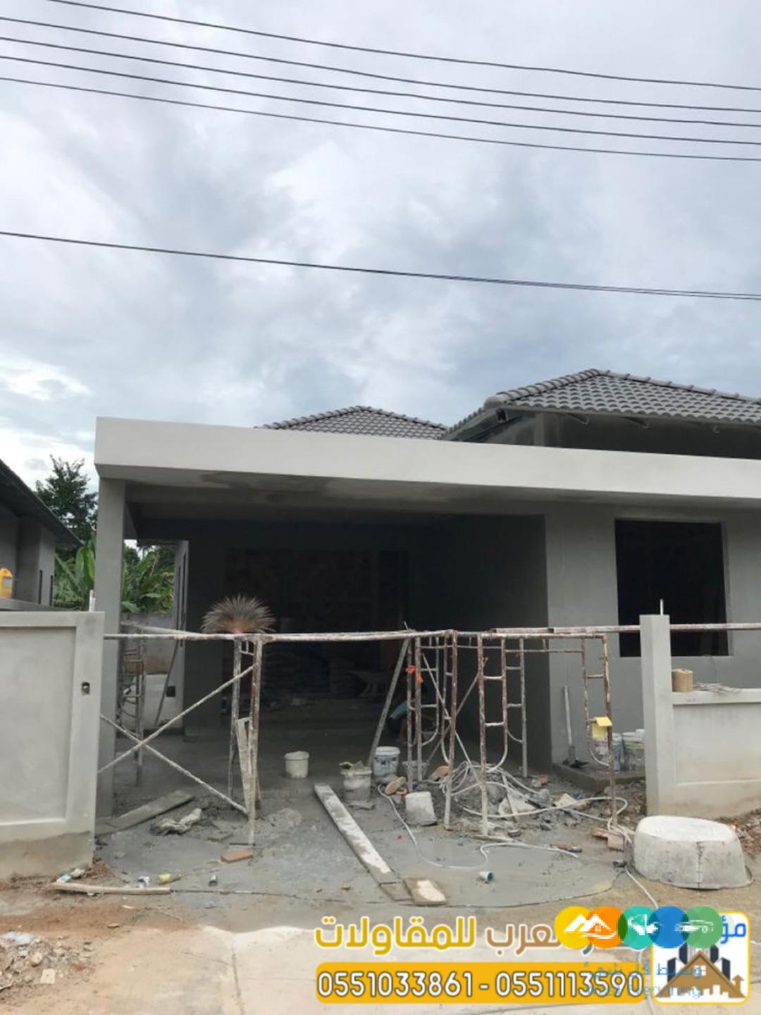 بناء ملاحق خارجية اسمنت بورد في الرياض 0551033861