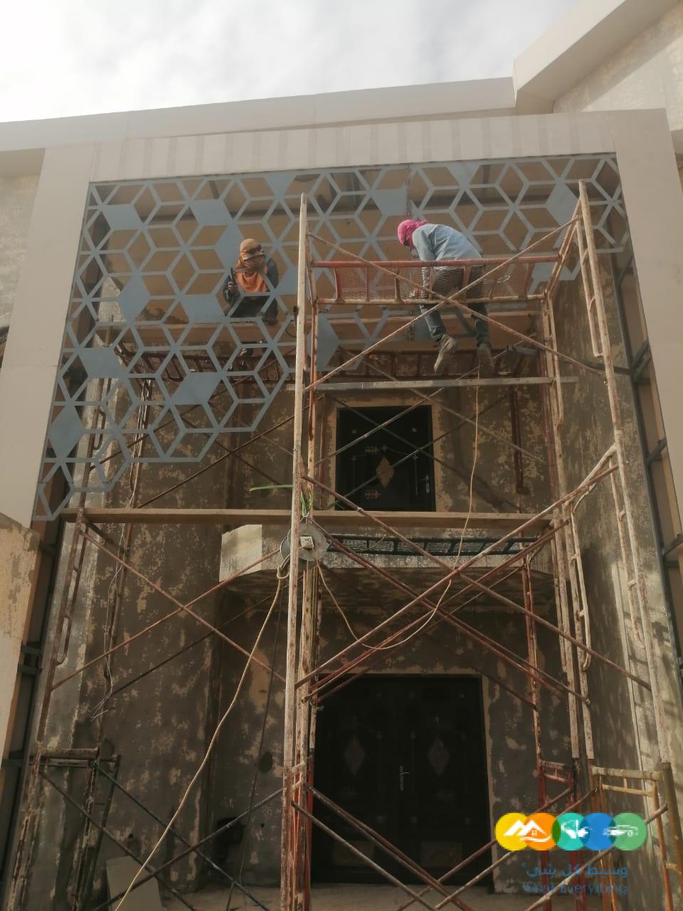 ترميم و تشطيب واجهات خارجية مع اشراف هندسي و تصميم مجان