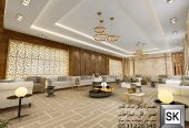 تصميم و تنفيذ مجالس رجال فخمة في الرياض