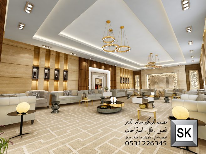 تصميم و تنفيذ مجالس رجال فخمة في الرياض
