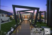 تصميم و تنفيذ لاندسكيب شاليهات و إستراحات فخمة في الريا