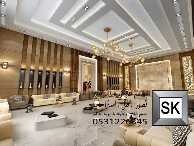 تصميم و تنفيذ مجالس رجال فخمة في الرياض