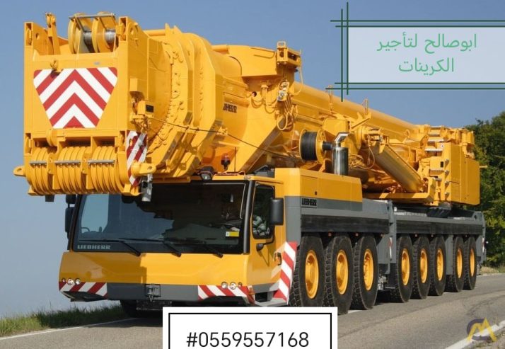 كرين 100طن كرين 200طن 300طن 500طن للايجار للايجا