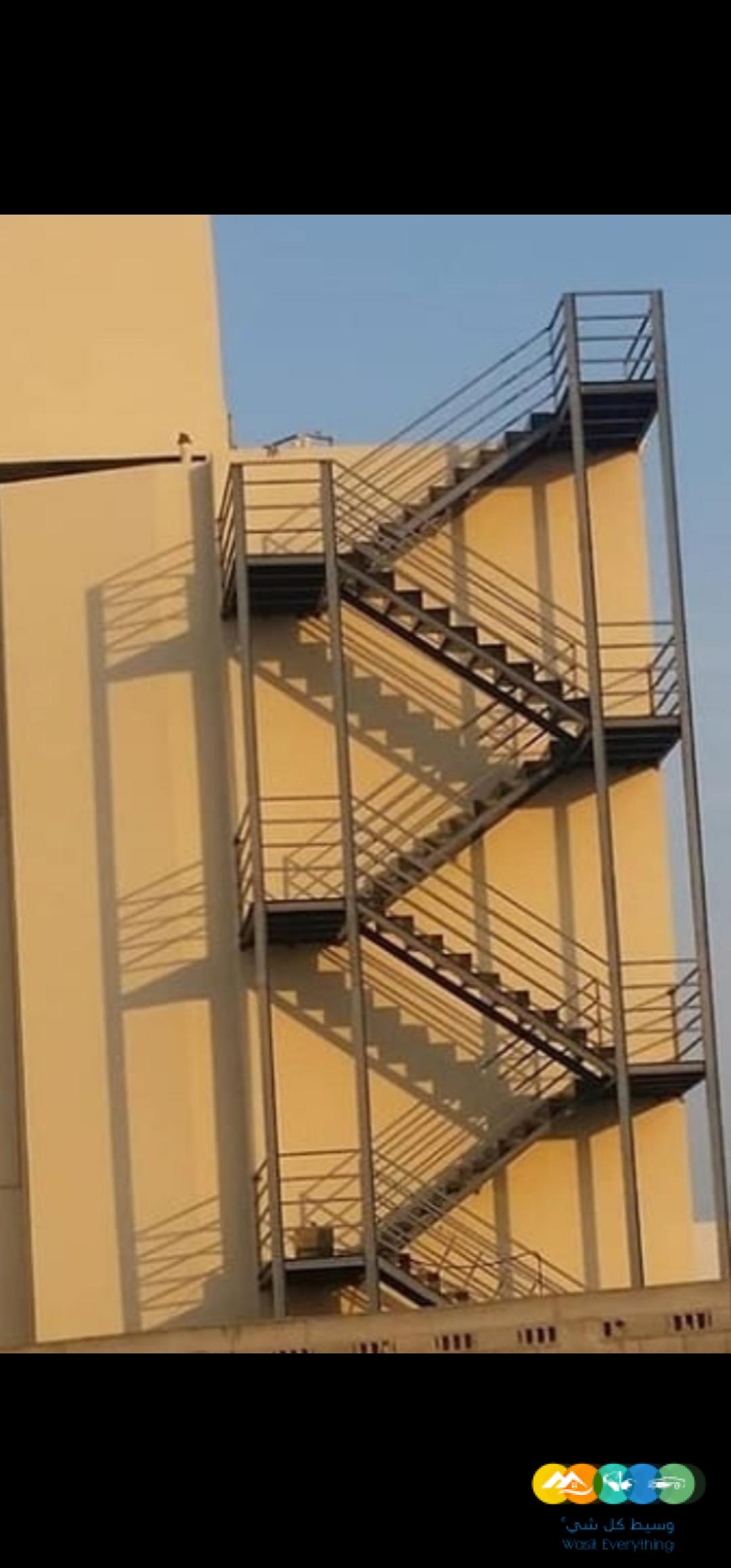 تركيب درج حديد خارجية تركيب سلالم طوارى 0502023632