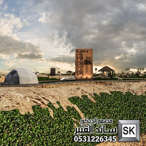 تصميم و تشطيب لاندسكيب محميات و مزارع فخمة في الرياض