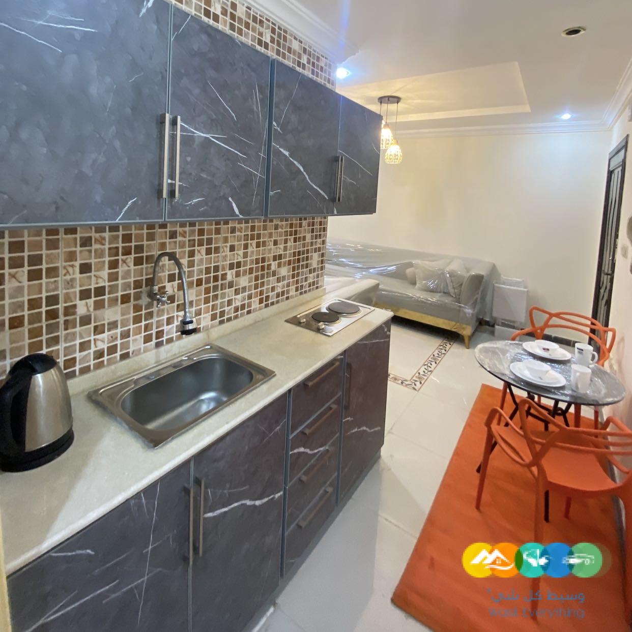 شقة غرفة وصالة للإيجارالشهري