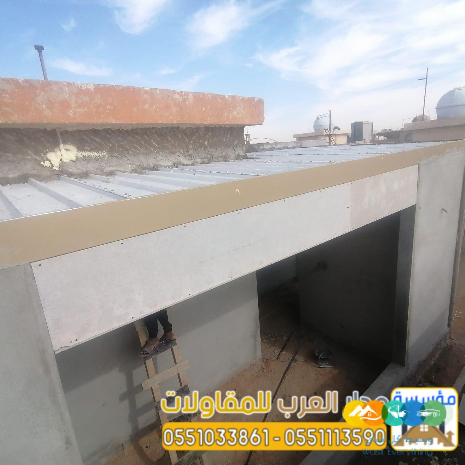 تركيب ملاحق ساندوتش بانل بالرياض | مجالس، غرف، واستراحا
