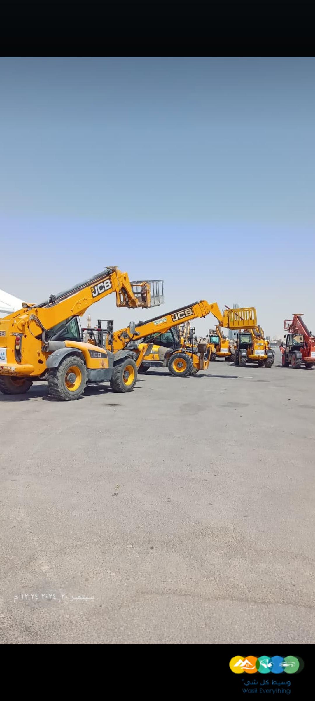 رافعه شوكيه للإيجار جميع أنواعها