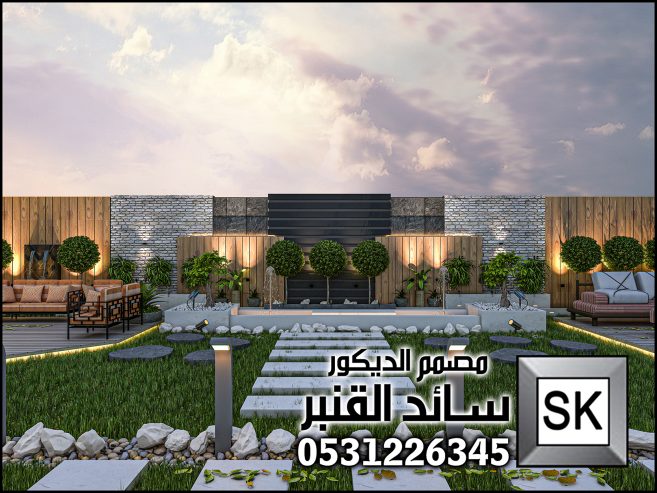 لاندسكيب شاليهات فخمة في الرياض