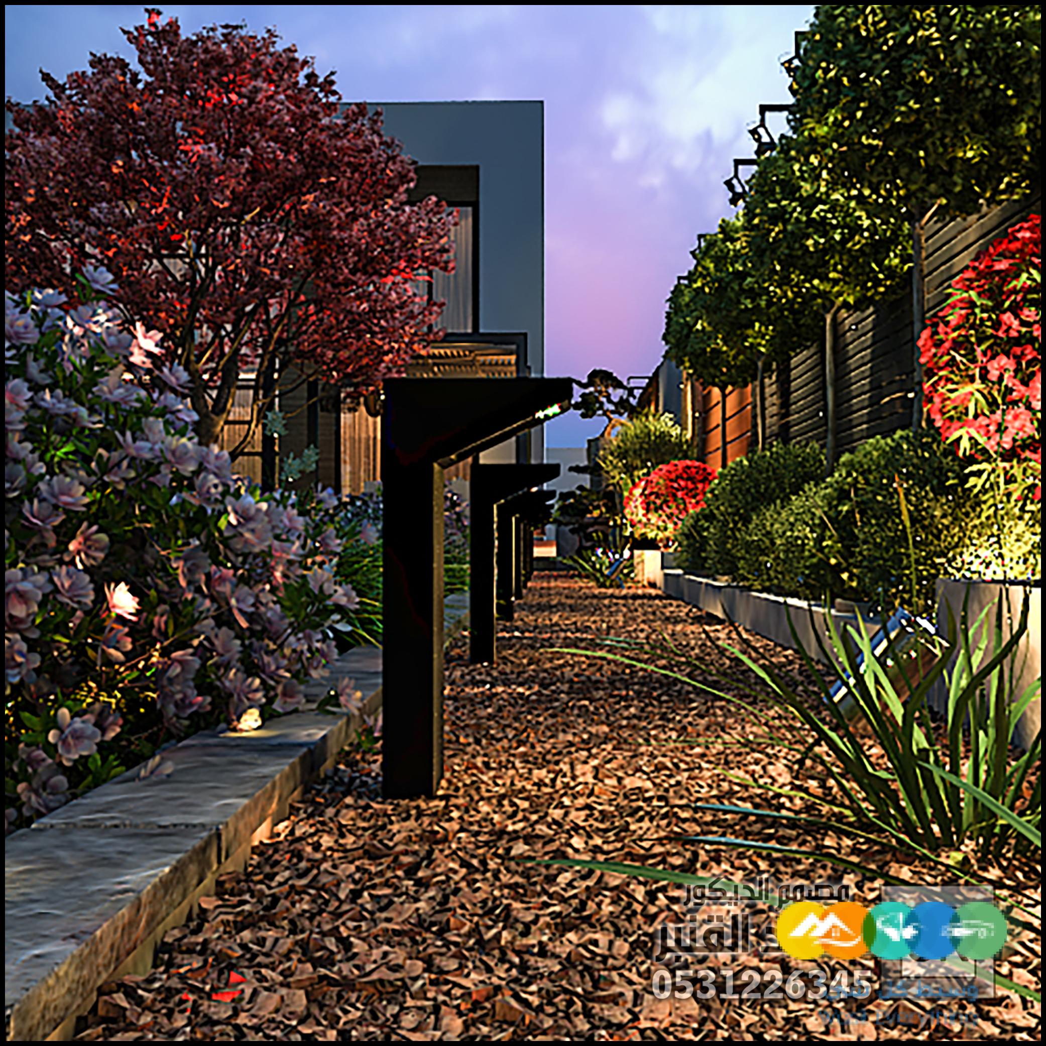 لاندسكيب مزارع و شاليهات في الرياض