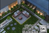 لاندسكيب شاليهات فخمة في الرياض